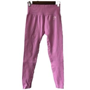 Gymshark Women's Vital Seamless Leggings Pink Size medium